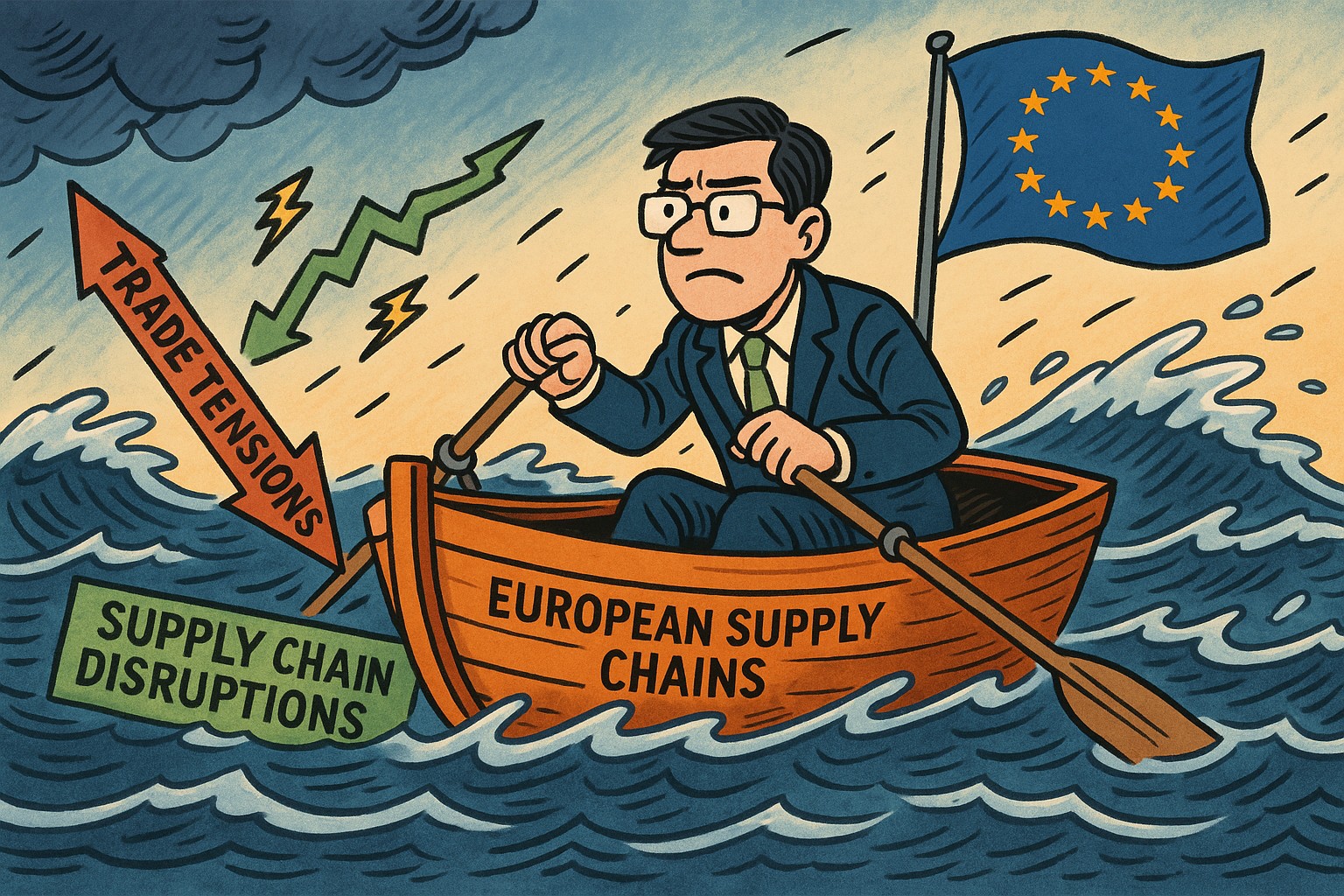 EU Businesses Scramble to Recalibrate Supply Chains Amid Global Trade Turmoil