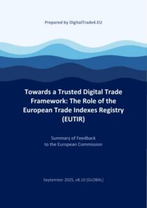 Towards a Trusted Digital Trade Framework: The Role of the European Trade Indexes Registry (EUTIR)