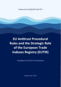 EU Antitrust Procedural Rules and the Strategic Role of the European Trade Indexes Registry (EUTIR)