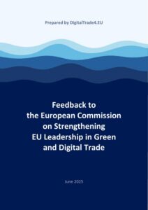 Feedback to the European Commission on Strengthening EU Leadership in Green and Digital Trade