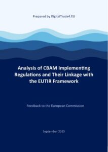 Analysis of CBAM Implementing Regulations and Their Linkage with the EUTIR Framework