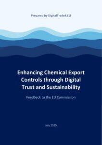 Enhancing Chemical Export Controls through Digital Trust and Sustainability