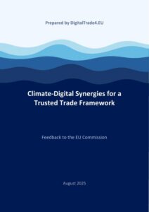 Climate-Digital Synergies for a Trusted Trade Framework