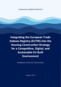 Integrating the European Trade Indexes Registry (EUTIR) into the Housing Construction Strategy for a Competitive, Digital, and Sustainable EU Built Environment