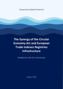 The Synergy of the Circular Economy Act and European Trade Indexes Registries Infrastructure