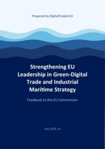 Strengthening EU Leadership in Green-Digital Trade and Industrial Maritime Strategy