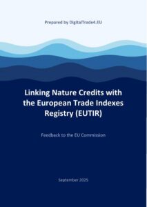 Linking Nature Credits with the European Trade Indexes Registry (EUTIR)