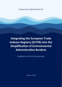 Integrating the European Trade Indexes Registry (EUTIR) into the Simplification of Environmental Administrative Burdens