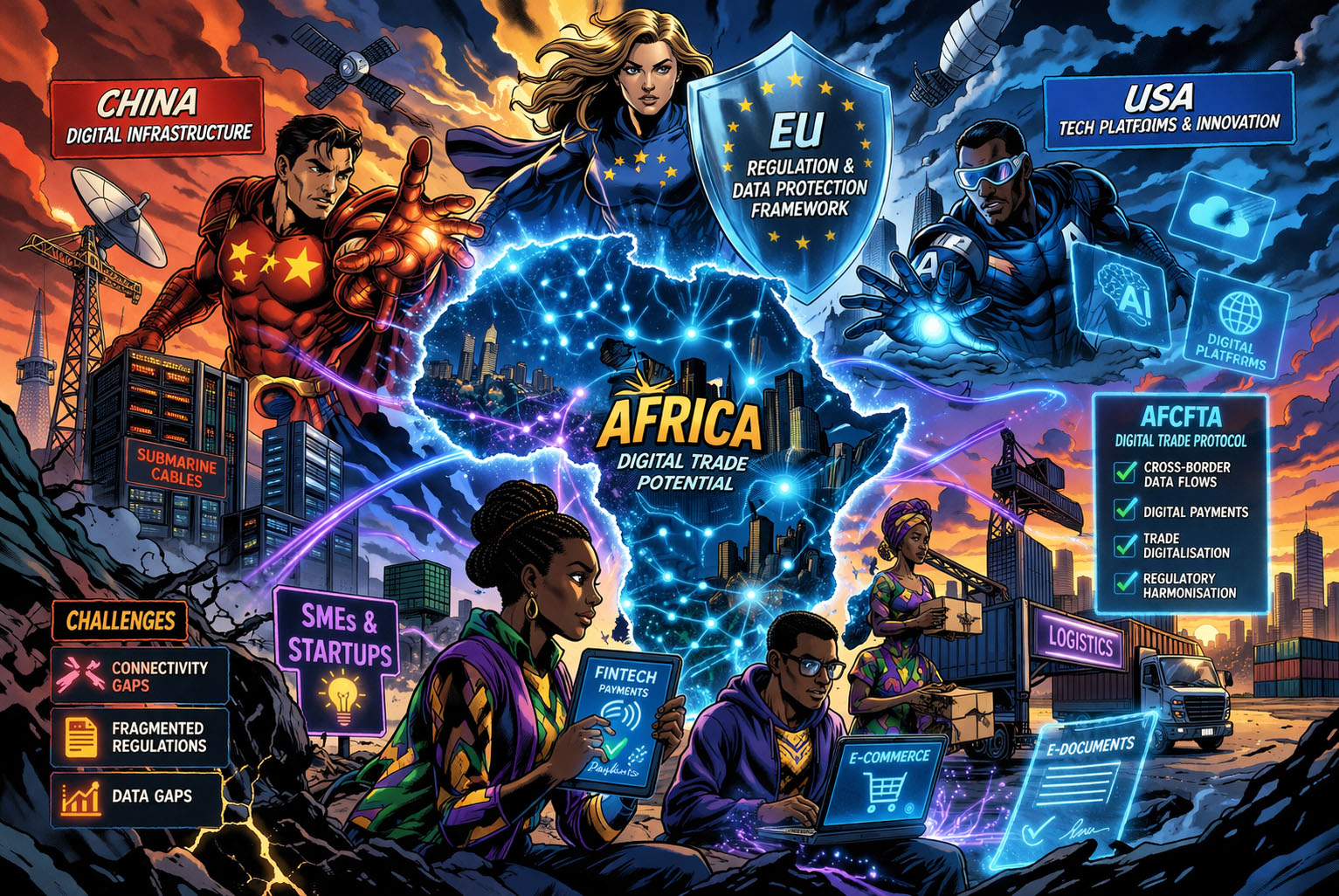 Digital Trade in Africa: Beyond Infrastructure Towards a Functional Digital Economy